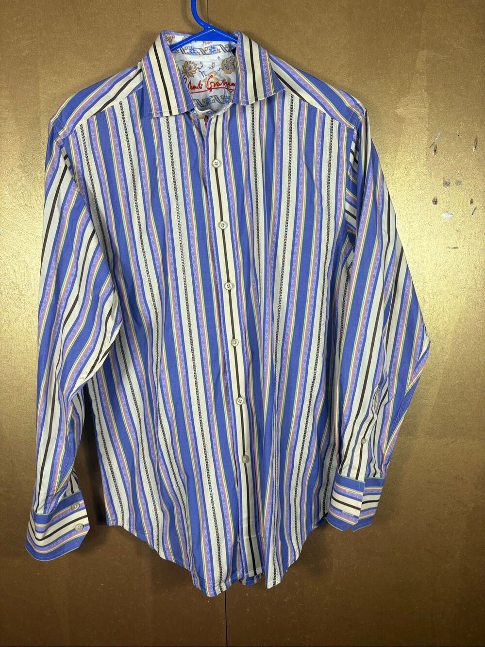 Robert Graham Mens button down shirt size M